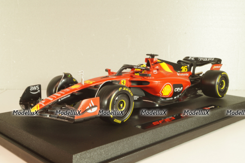 Ferrari SF-23 #16 - 4th Monza 2023 C.Leclerc, Formula 1, F1, 16812LE-Monza, Burago 1:18