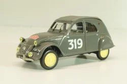 Citroen 2CV AZ #319 Rallye Monte-Carlo 1954, grey, 409539N, Norev 1:43
