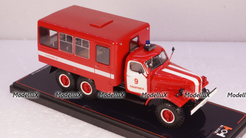 Пожарный автобус 32102 на шасси Зил-157КД, TruckTyr 1:43