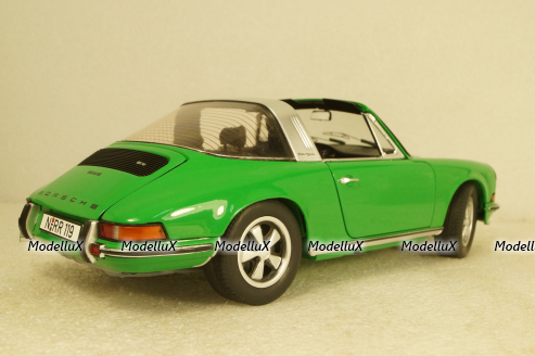 Porsche 911 S Targa green, 450047100, Schuco 1:18