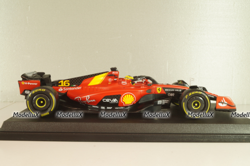 Ferrari SF-23 #16 - 4th Monza 2023 C.Leclerc, Formula 1, F1, 16812LE-Monza, Burago 1:18
