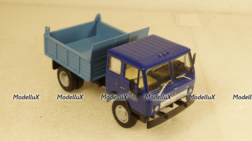 КАЗ-ММЗ-4502 самосвал синий/голубой, Алник43 1:43