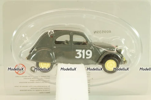 Citroen 2CV AZ #319 Rallye Monte-Carlo 1954, grey, 409539N, Norev 1:43