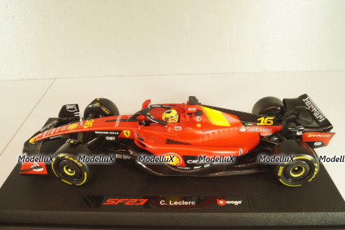 Ferrari SF-23 #16 - 4th Monza 2023 C.Leclerc, Formula 1, F1, 16812LE-Monza, Burago 1:18