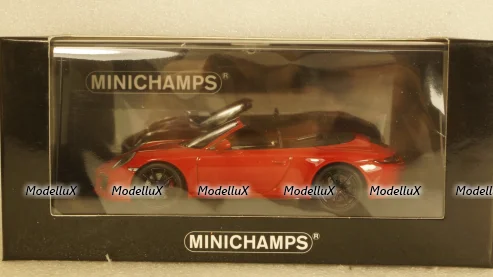 Porsche 911 (991.2) Carrera 4GTS Cabriolet 2017, red, 410067330, Minichamps 1:43