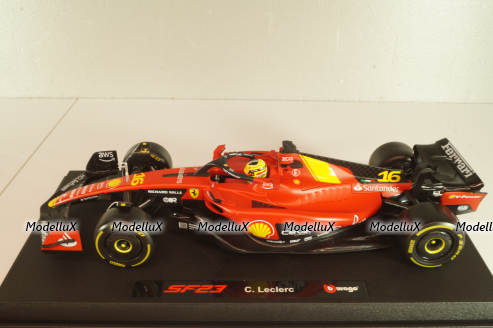 Ferrari SF-23 #16 - 4th Monza 2023 C.Leclerc, Formula 1, F1, 16812LE-Monza, Burago 1:18
