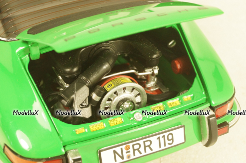 Porsche 911 S Targa green, 450047100, Schuco 1:18