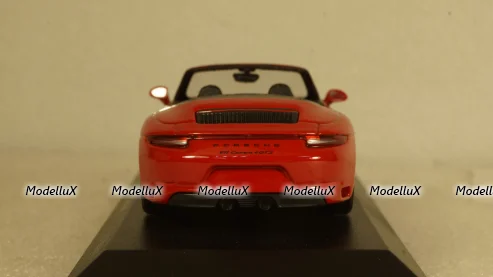Porsche 911 (991.2) Carrera 4GTS Cabriolet 2017, red, 410067330, Minichamps 1:43