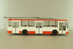 Skoda 14TR троллейбус 1980, белый/красный, Автоистория 1:43