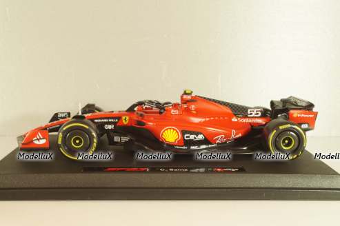 Ferrari SF-23 #55  2023 C.Sainz, Formula 1, F1, 16812SA, Burago 1:18