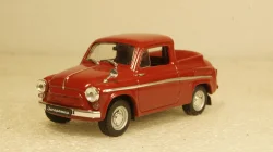 Заз-965 пикап, бордовый, Алник43 1:43