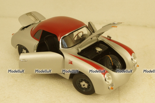 Porsche 356 Speedster Outlaw Hardtop silver, 450031700,  Schuco 1:18