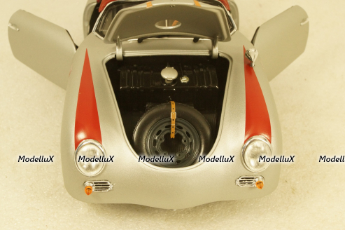 Porsche 356 Speedster Outlaw Hardtop silver, 450031700,  Schuco 1:18