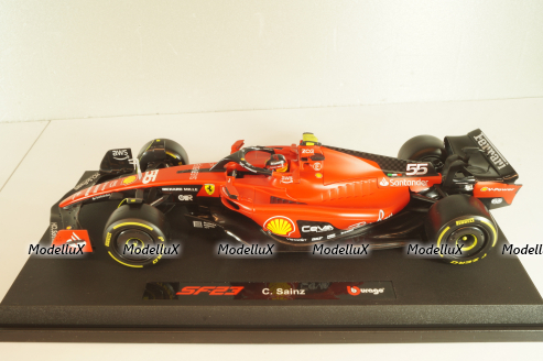 Ferrari SF-23 #55  2023 C.Sainz, Formula 1, F1, 16812SA, Burago 1:18