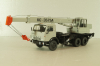 КС-3575А(53213) Автокран на шасси Камаз-53213, серый, Автоистория 1:43