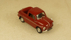 Заз-965 пикап, бордовый, Алник43 1:43