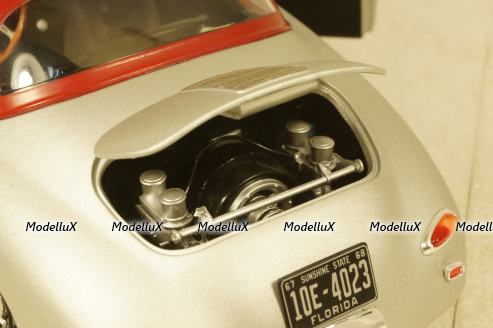 Porsche 356 Speedster Outlaw Hardtop silver, 450031700,  Schuco 1:18