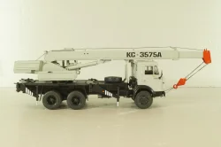 КС-3575А(53213) Автокран на шасси Камаз-53213, серый, Автоистория 1:43