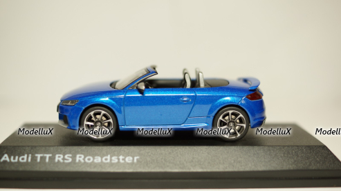 Audi TT RS Roadster 2016 blue, 5011610532, iScale 1:43