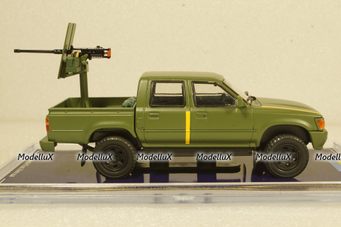 Toyota Hilux SR5 Ukraine Territorial Forces Gun Truck (Kiev 2022), TruckTyr 1:43