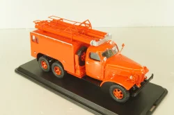 ПМЗ-16В, пожарный автомобиль на шасси Зис-151 1958, красный, SSM1574, SSM 1:43