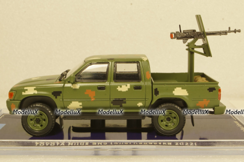 Toyota Hilux SR5 Ukraine Territorial Forces Gun Truck (Chernobaevka 2022), TruckTyr 1:43