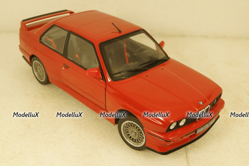 BMW E30 1986, red, 1801502, Solido 1:18 Уценка!