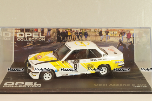 Opel Ascona B400 #7 rally Monte-Carlo 1980, J.Kleint/G.Wanger, Opel Collection Special, Altaya 1:43 Уценка!