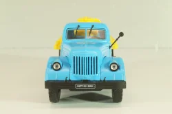 АЦПТ-2,2-355М Молоко на шасси Урал-Зис-355М 1958, голобой/желтый, АЛГ025, Автолегенды СССР Грузовики №25, Deagostini 1:43