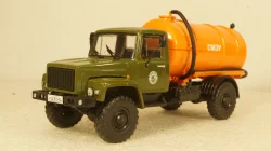 Газ-3308 Садко КО-520  зеленый/оранжевый, Алник43 1:43