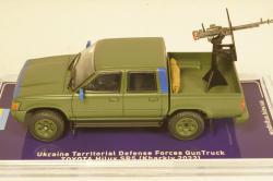 Toyota Hilux SR5 Ukraine Territorial Forces Gun Truck (Kharkiv 2022), TruckTyr 1:43