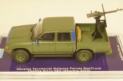 Toyota Hilux SR5 Ukraine Territorial Forces Gun Truck (Kharkiv 2022), TruckTyr 1:43