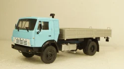Камаз-4325 короткий кузов голубой/серый, Алник 1:43