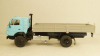 Камаз-4325 короткий кузов голубой/серый, Алник 1:43