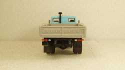 Камаз-4325 короткий кузов голубой/серый, Алник 1:43