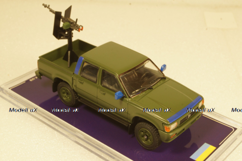 Toyota Hilux SR5 Ukraine Territorial Forces Gun Truck (Kharkiv 2022), TruckTyr 1:43