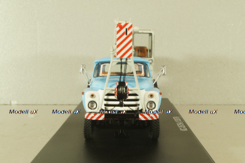 КС-3575А (133ГЯ) Автокран на шасси Зил-133ГЯ 1979, голубой/серый, SSM1609, SSM 1:43