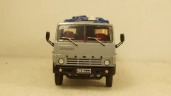 Камаз-4325 нарощенный борт с грузом ,серый, Алник43 1:43