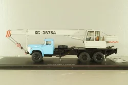 КС-3575А (133ГЯ) Автокран на шасси Зил-133ГЯ 1979, голубой/серый, SSM1609, SSM 1:43