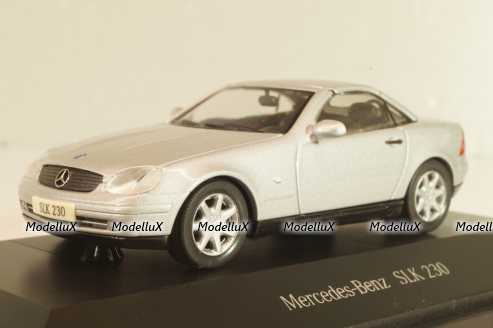 Mercedes-Benz SLK 230 (R170) 1996, silver, B66005721, Herpa 1:43 Уценка!