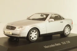 Mercedes-Benz SLK 230 (R170) 1996, silver, B66005721, Herpa 1:43 Уценка!