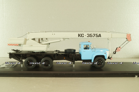 КС-3575А (133ГЯ) Автокран на шасси Зил-133ГЯ 1979, голубой/серый, SSM1609, SSM 1:43