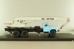 КС-3575А (133ГЯ) Автокран на шасси Зил-133ГЯ 1979, голубой/серый, SSM1609, SSM 1:43