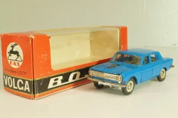 Газ-24 Волга, А14, синий, Олимпийская, декабрь 19..г, Тантал/Радон 1:43