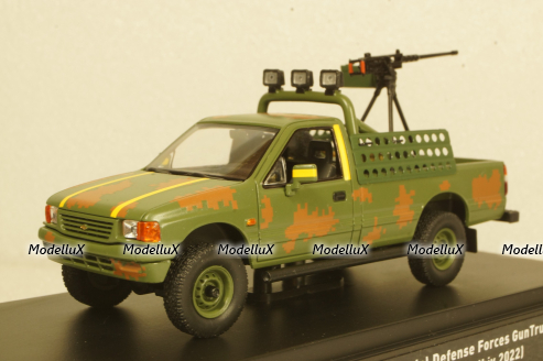Chevrolet LUV Ukraine Territorial Forces Gun Truck (Chernihiv 2022), TruckTyr 1:43
