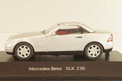 Mercedes-Benz SLK 230 (R170) 1996, silver, B66005721, Herpa 1:43 Уценка!