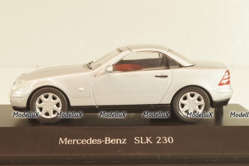 Mercedes-Benz SLK 230 (R170) 1996, silver, B66005721, Herpa 1:43 Уценка!