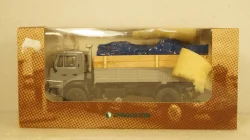 Камаз-4325 нарощенный борт с грузом ,серый, Алник43 1:43