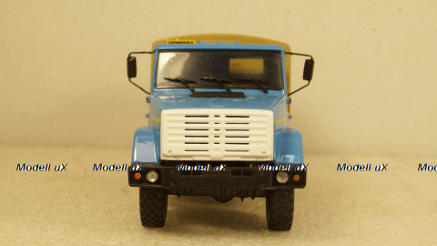 Зил-4334 с тентом синий/хаки, Алник43 1:43