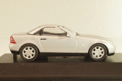 Mercedes-Benz SLK 230 (R170) 1996, silver, B66005721, Herpa 1:43 Уценка!